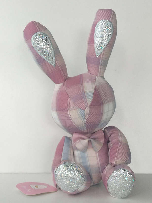 Chic Glitter Bunny Pink