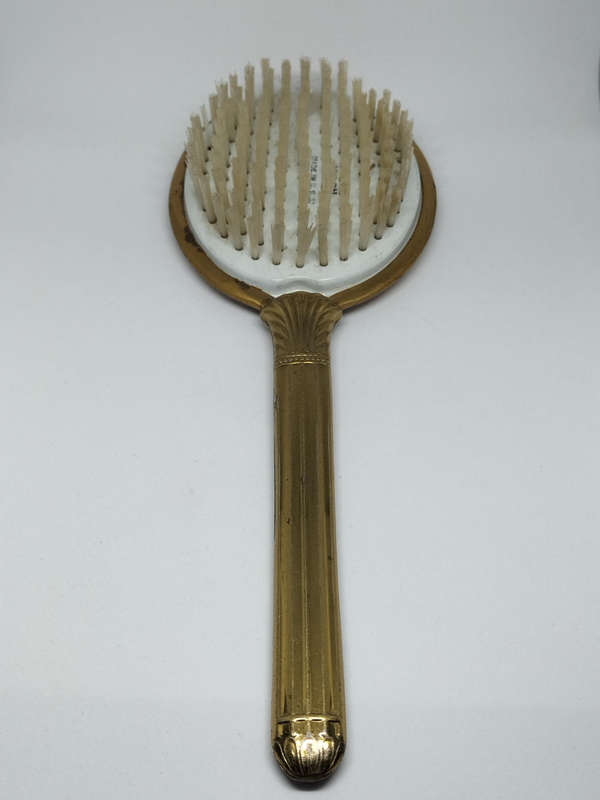 Antique Brush With Floral Design
