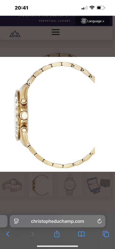 Christophe Duchamp Grand Mont Gold.