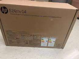 HP E24mv G4 24" FHD Conferencing LCD Monitor with Webcam, Built-in Speakers, USB Hub, IPS Panel, Ant