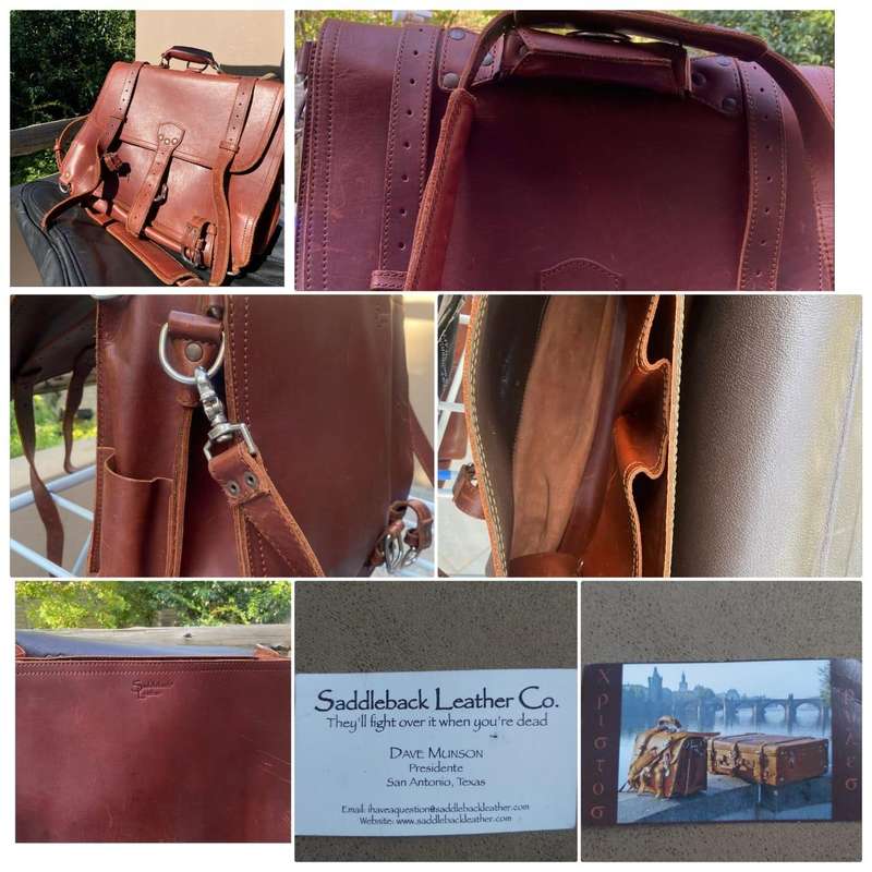 Saddleback Large Classic Leather Briefcase/laptop bag