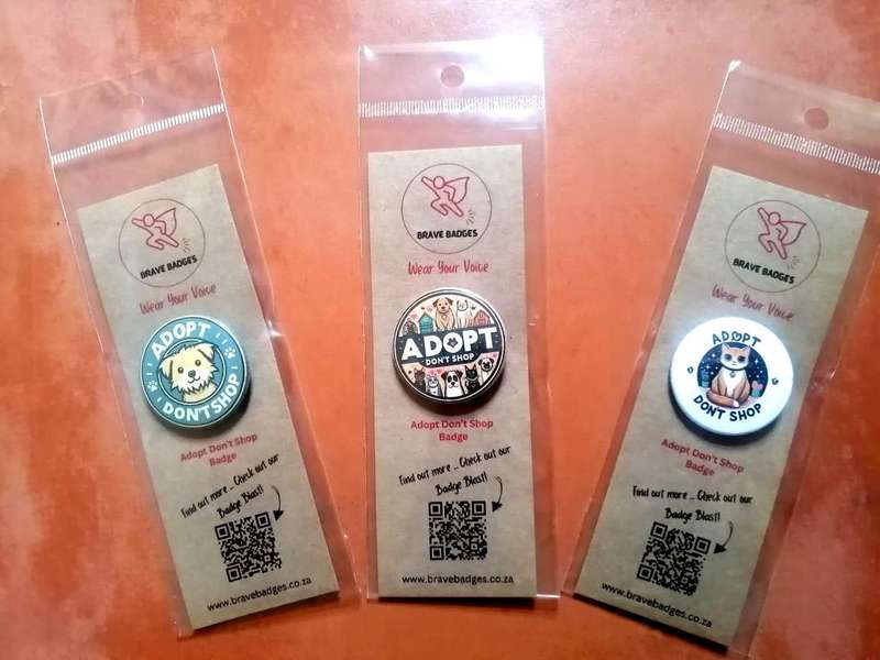 Adopt Don't Shop Accessory Badge