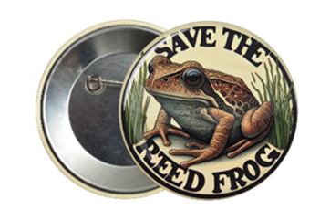 Save The Reed Frog Nature Conservation Accessory Badge