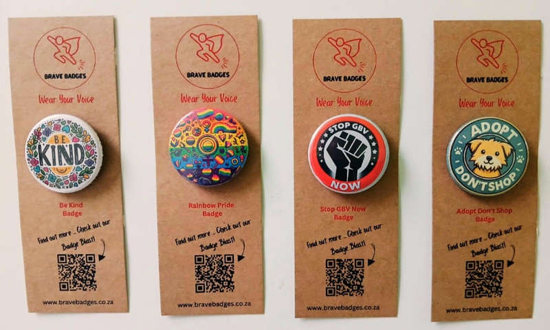 Adopt Don't Shop Badge With Dog