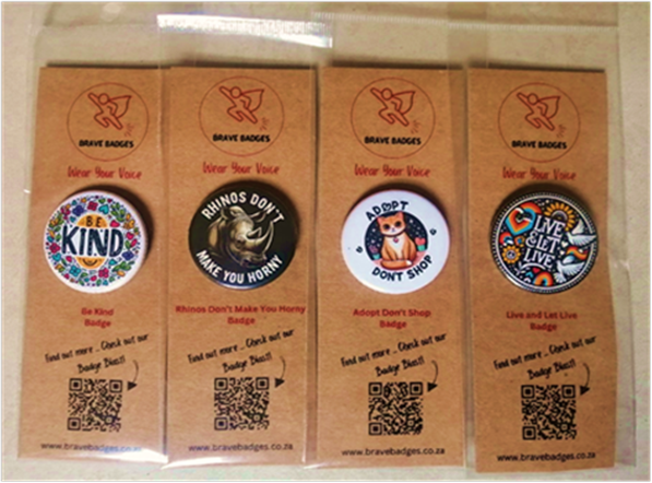 Fridge Magnet Set 'Be Kind' - Strong grip, non-scratch, interior design quality.