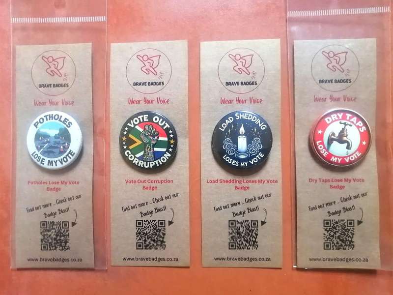 Loadshedding Loses My Vote Badge - Accessory
