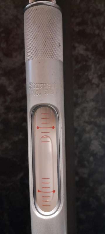 Starret no 98-12  Machine spirit level
