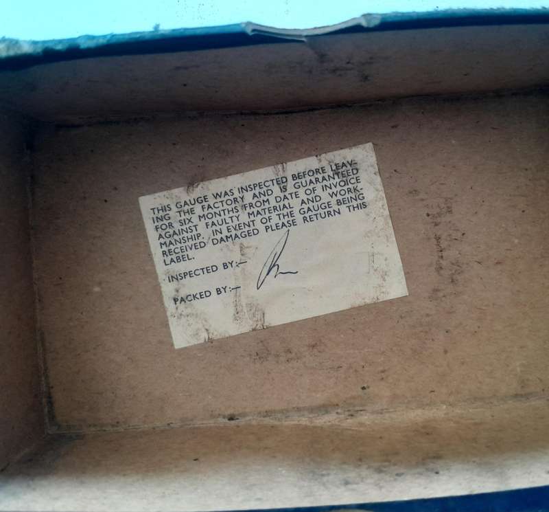 Mercer Dial Gauge in Box