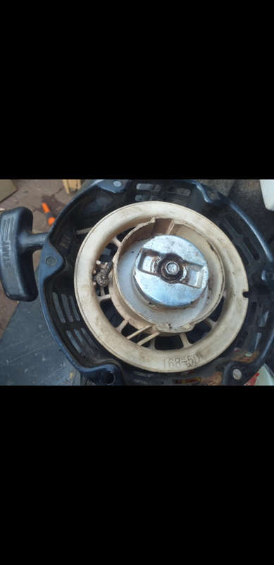 Generator pulley starter