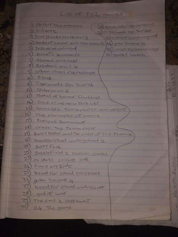 Playstation 2 games