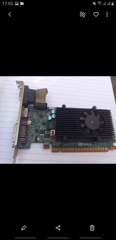 Graphics card 1gig