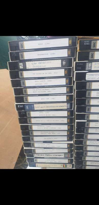 Vintage Vhs cassetes