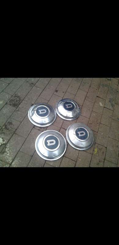 Vintage datsun wheel covers