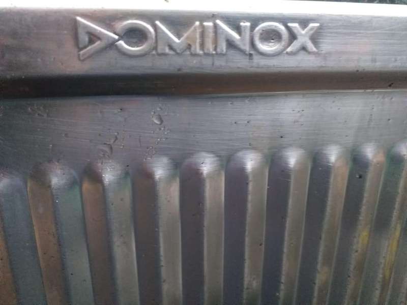 dominox stainless steel double sink