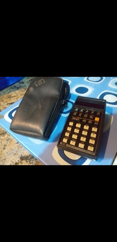 H.p vintage caculator