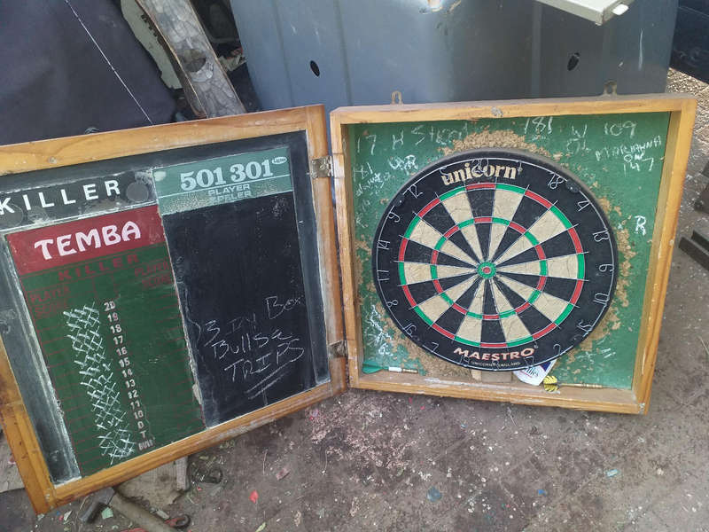Large dart board