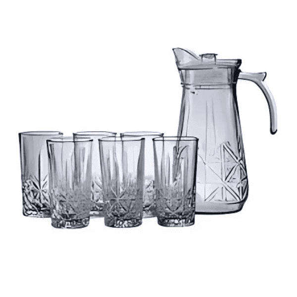 Deli Glass 7-Piece Quaffing Drinking Ware Set