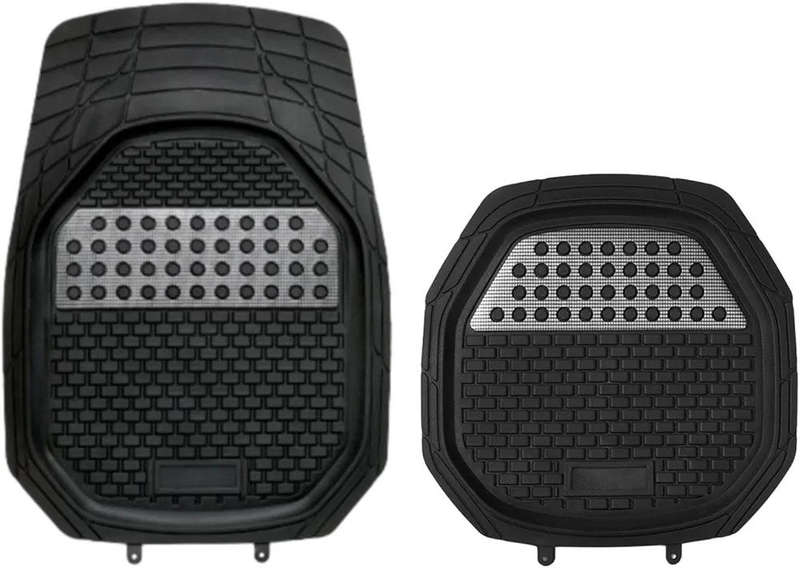 Non-Slippery Universal Rubber Car Floor Mats  All-Weather, Heavy Duty, Odorless