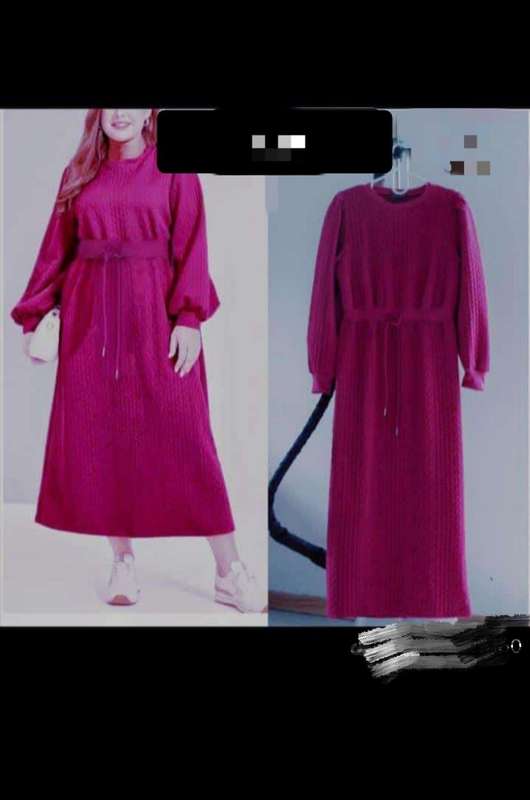 Cherise pink dress
