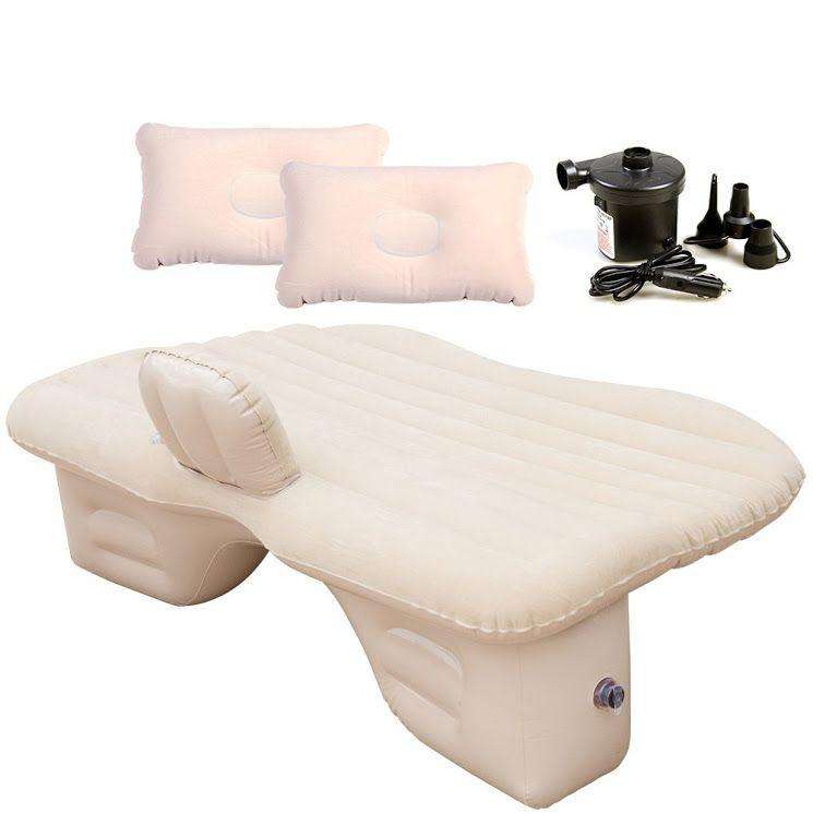 Portable Luxury Flannel Car Air Bed - Transform Your Car into a Comfortable Retreat