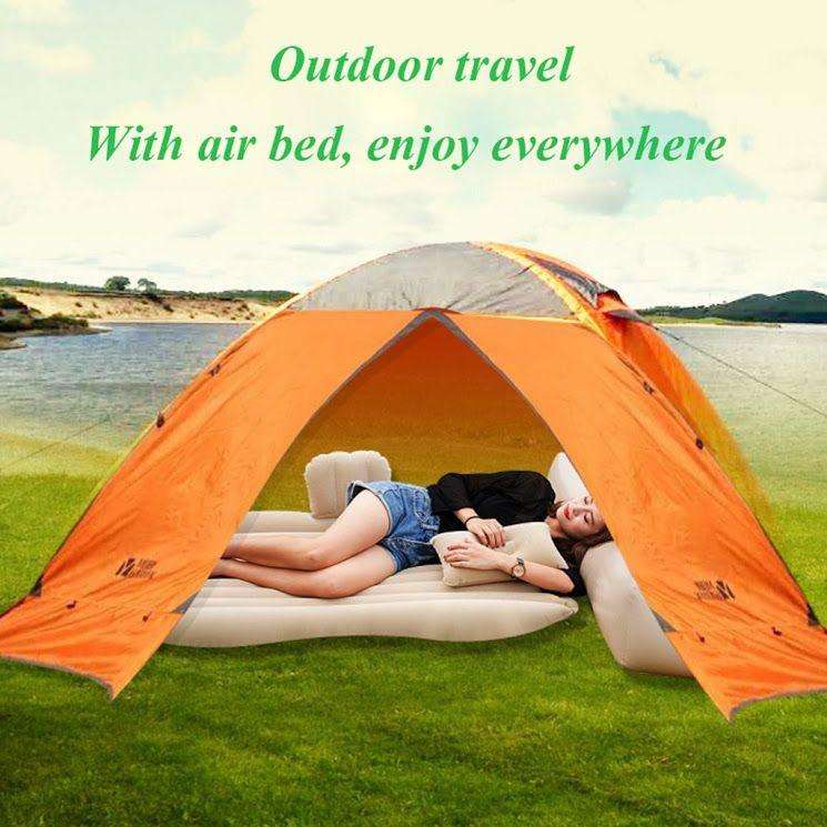 Portable Luxury Flannel Car Air Bed - Transform Your Car into a Comfortable Retreat