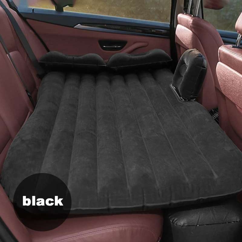Portable Car Air Bed Inflatable Mattress - Black: Your On-the-Go Comfort Zone
