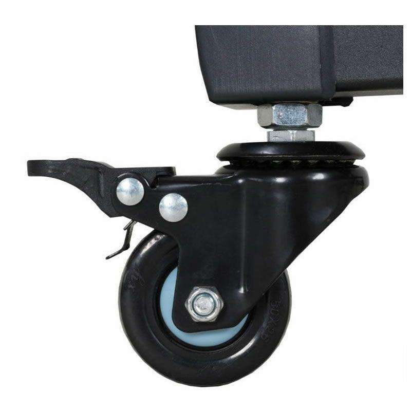 32''65'' Mobile Floor TV Stand with Wheels  Adjustable Height & Tilt  Heavy-Duty Rolling Mount (M