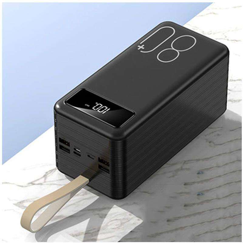 P8 SOVO 80,000mAh Power Bank with 3 Built-In Cables & LED Flashlight  Ultra-High Capacity, Multi-De