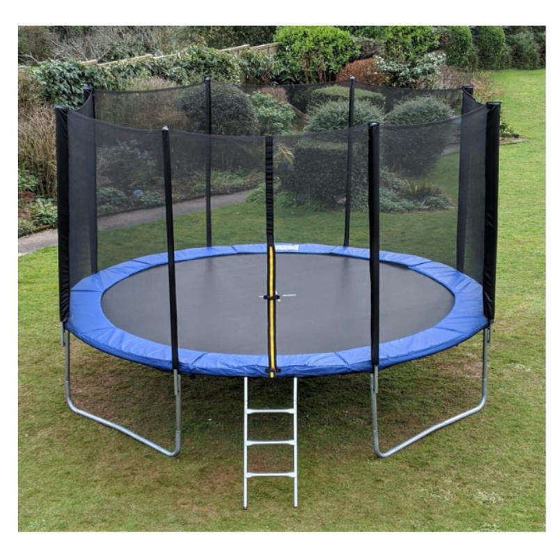 Professional Outdoor Trampoline - 680lb Capacity, Safety Net & Stairs - SA Heavy Duty Fun