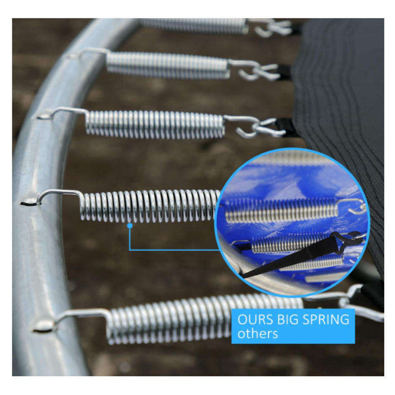 Professional Outdoor Trampoline - 680lb Capacity, Safety Net & Stairs - SA Heavy Duty Fun