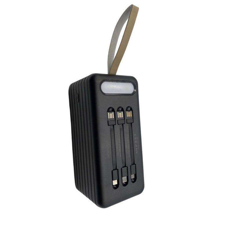 P8 SOVO 80,000mAh Power Bank with 3 Built-In Cables & LED Flashlight  Ultra-High Capacity, Multi-De