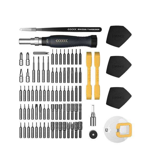 JM-8186-A 83-in-1 Precision Magnetic Screwdriver Set  Professional Repair Toolkit for Electronics,