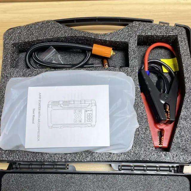 Portable Car Jump Starter  Emergency Battery Booster & Power Bank for Petrol & Diesel Vehicles