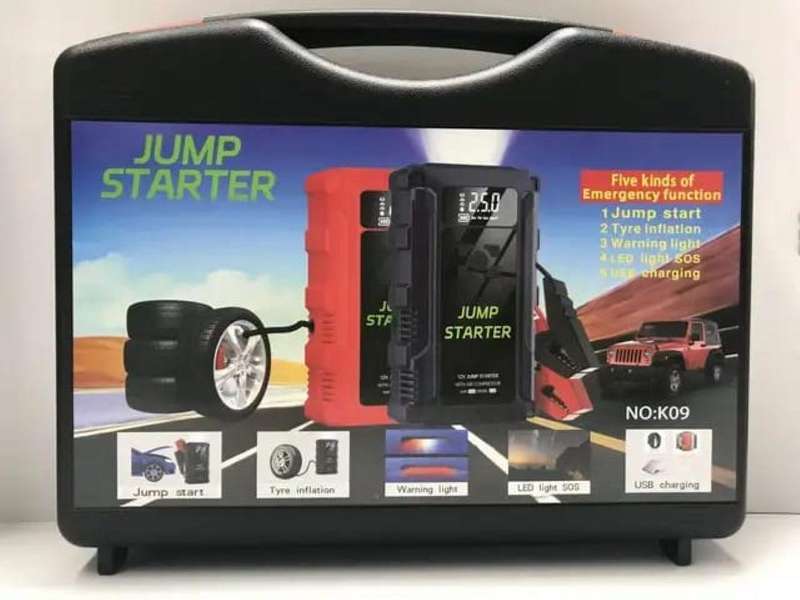Portable Car Jump Starter  Emergency Battery Booster & Power Bank for Petrol & Diesel Vehicles
