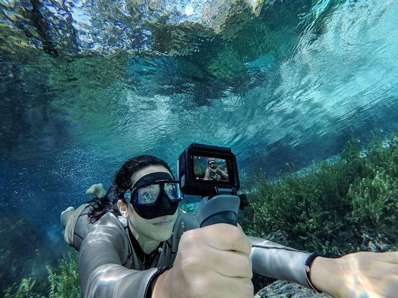 4K WiFi Action Camera  Ultra HD Sports Cam with Waterproof Case, Wide-Angle Lens & Remote Co