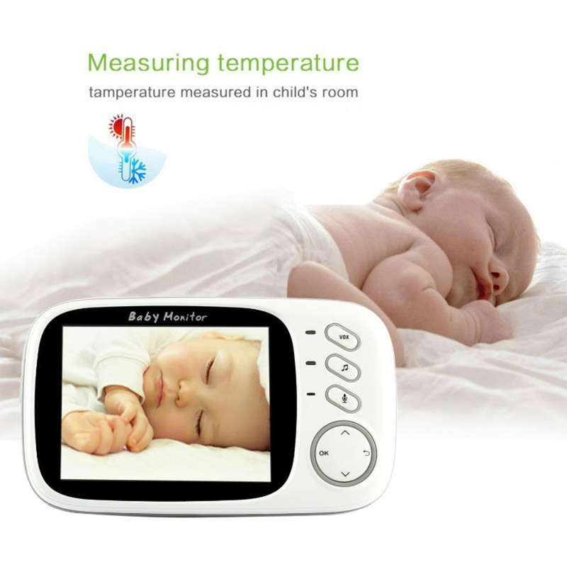 Wireless 3.2" Video Baby Monitor with Audio & Night Vision and Vox