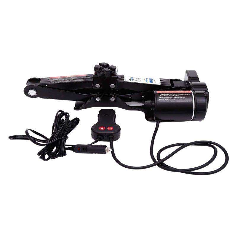2 Ton 12V Electric Car Jack  Lighter Powered Vehicle Jack with Remote Control & Case (Model JG00031