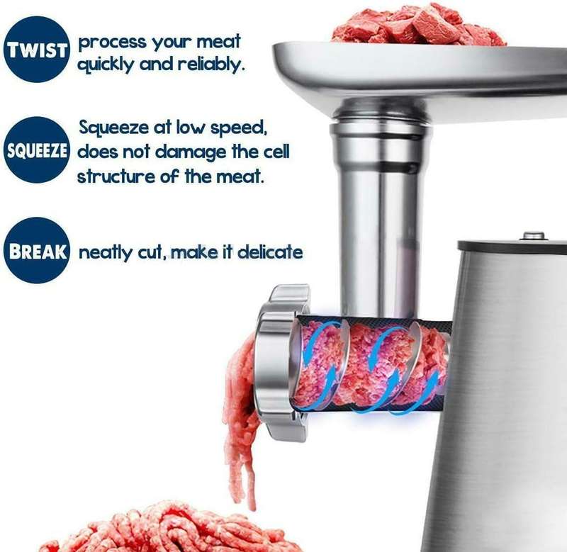 Prepare Fresh Mince at Home! 3200W Electric Meat Grinder - Fast, Versatile & Durable