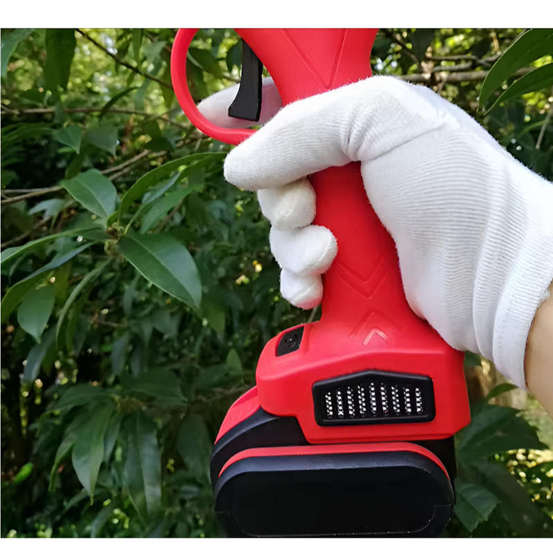 Rechargeable Electric Pruning Shears Kit - Powerful 25V Cordless Secateurs with 2 Batteries for Effo