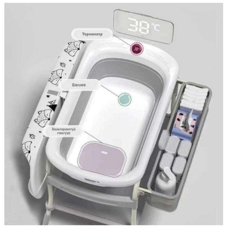 3-in-1 Baby Bath & Changing Station - Nursing Table, Bath Basin & Diaper Changer for SA Parents