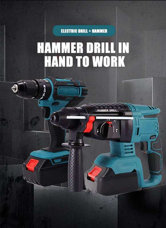 48V Lithium-Ion Cordless Power Tool Combo Set