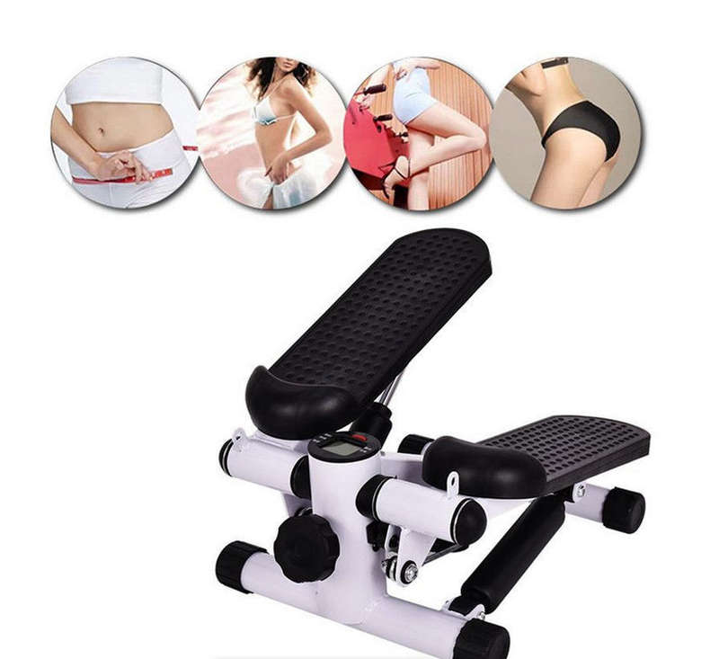 Mini Stepper Exercise Machine with Resistance Bands