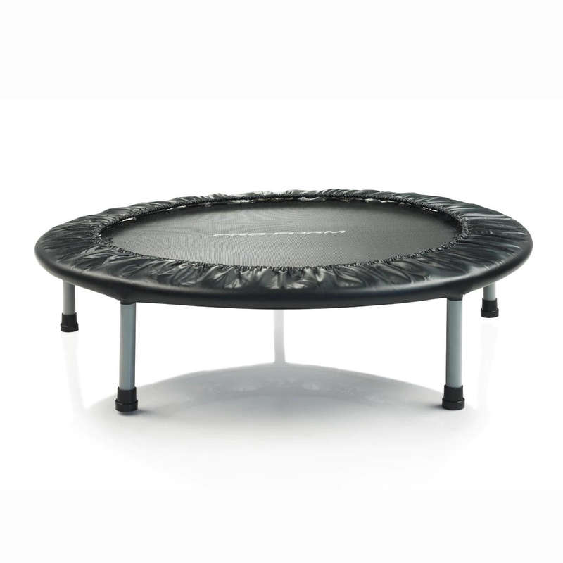 Adjustable Fitness Rebounder Trampoline with Handlebar  Foldable Mini Trampoline for LowImpact Car