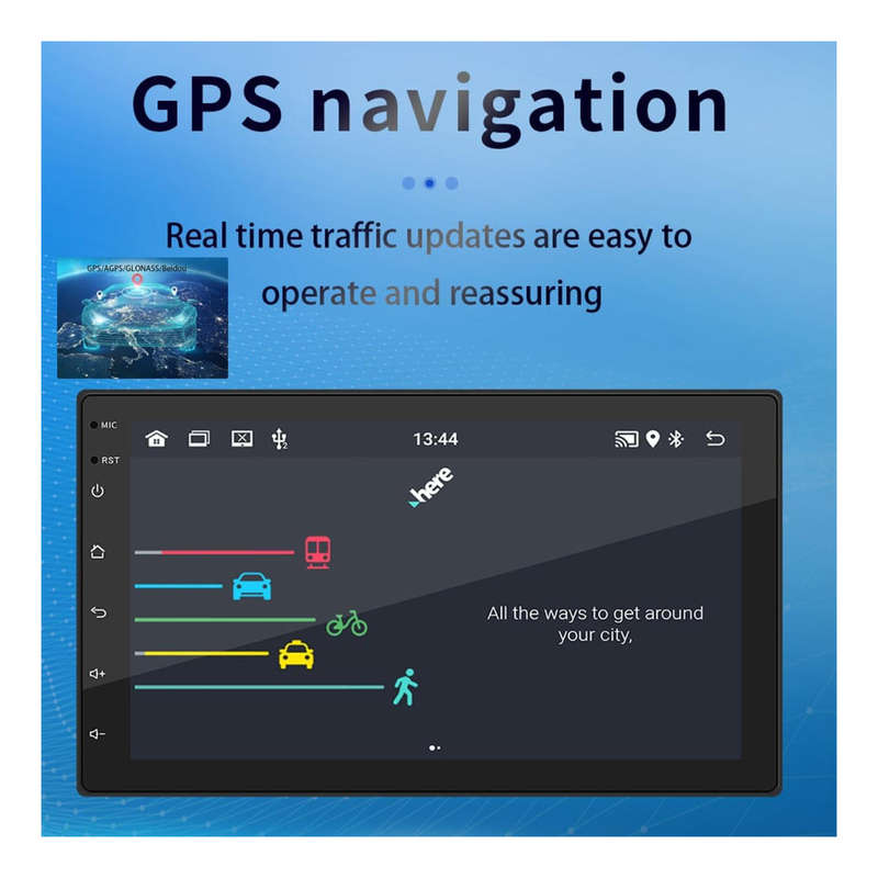 10 Wireless Car Multimedia Touchscreen Player with Bluetooth, MirrorLink & Built-in Cooling Fan