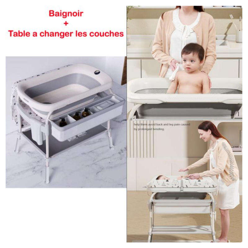 3-in-1 Baby Bath & Changing Station - Nursing Table, Bath Basin & Diaper Changer for SA Parents
