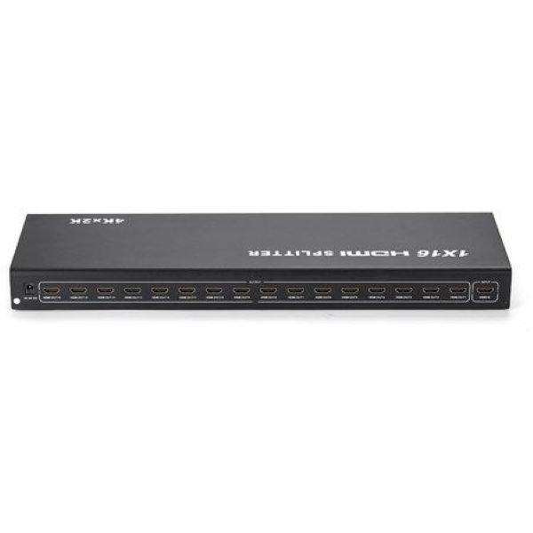 16-Port HDMI Splitter  Full HD 1080p Multi-Display Hub for TVs, Projectors & Monitors