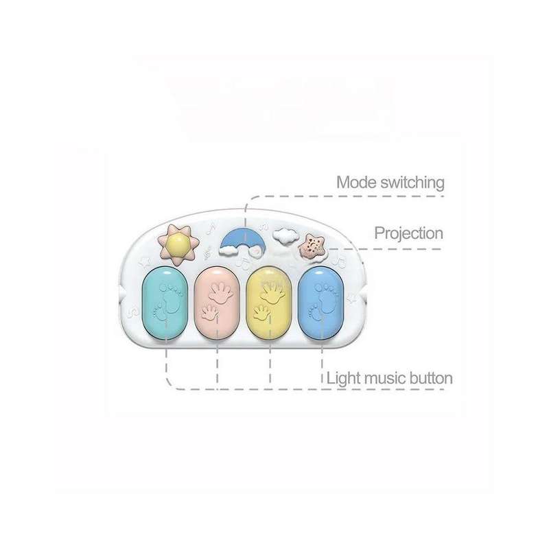 Multi-Functional Colourful Baby Music Activity Chair - Interactive Infant Seat with Sounds & Lights