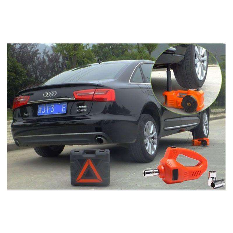 5 Ton 12V Electric Hydraulic Floor Jack Set with Impact Wrench  JG20375053 Car Lifting Kit with LED