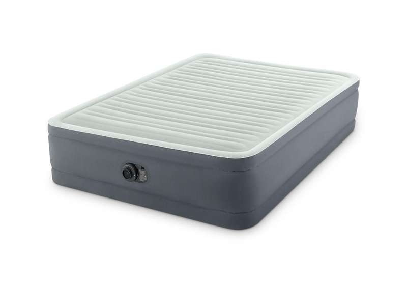 Intex Queen PremAire I Elevated Airbed - Ultimate Comfort with Built-in Pump
