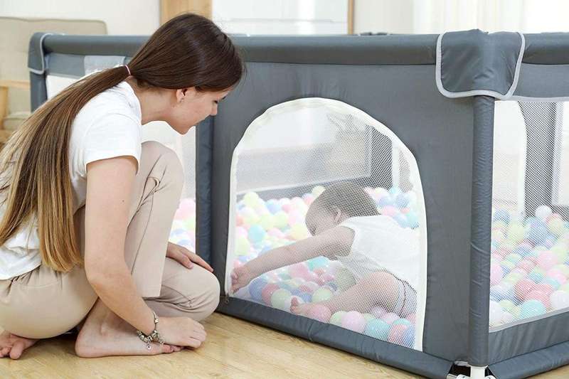 Extra Large Portable Safety Playground - Indoor/Outdoor Anti-Fall Playpen for Kids SA